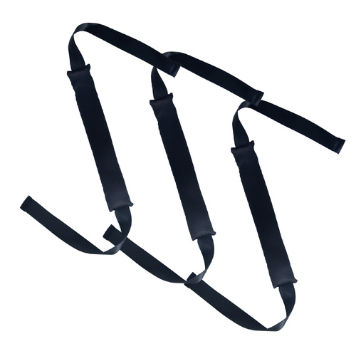 Black 3 Sticks  No-Heat Hair Curling Ribbon Kit - Silk Ribbon Curling Wand for Sleep-in Styling - Main Image