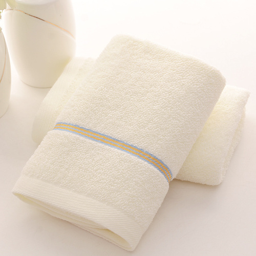 Off White Luxury Soft Cotton Towel Set - 5-Piece Bathroom Towels, Absorbent & Quick-Drying, Gentle for Sensitive Skin - Main Image