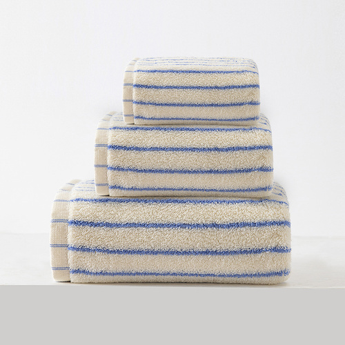 White Soft and Absorbent Cotton Towel Set | 3-Piece Luxury Bath Towels - Ideal for Adults, Face & Bath Towels - Main Image