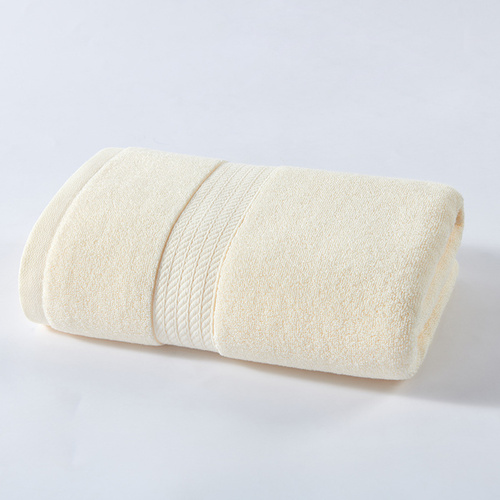White Premium Thick Cotton Bath Towel for Adults - Soft and Absorbent Bathroom Towel - Main Image