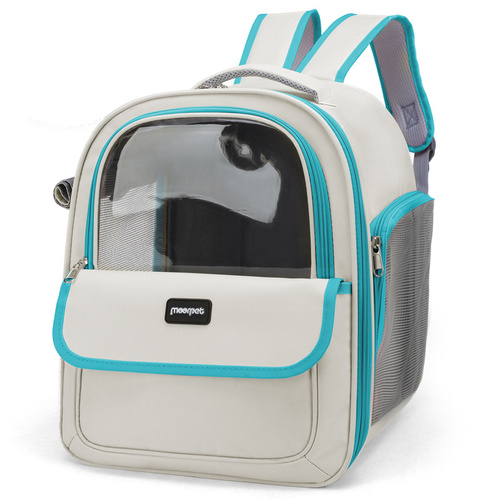 Green Pet Carrier Backpack - Space Capsule Design for Cats & Small Dogs - Main Image