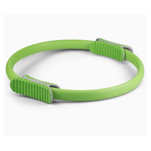 2 PCS Green 38cm Pilates Ring Circle with Comfort Foam Handles for Core & Muscle Toning - Main Image