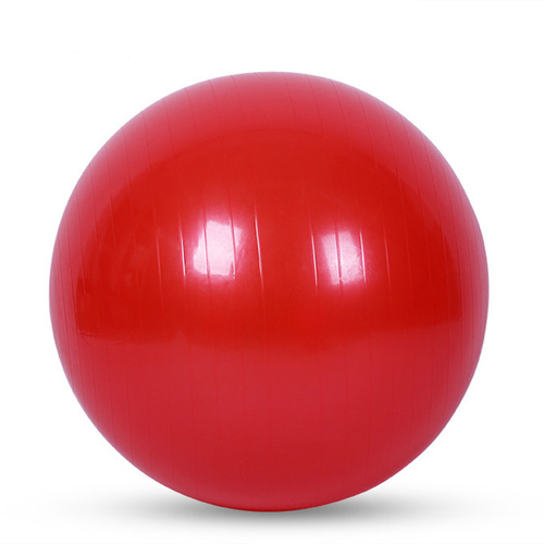 Red 65cm Anti-Burst Yoga Exercise Ball for Pilates & Core Strength - Main Image