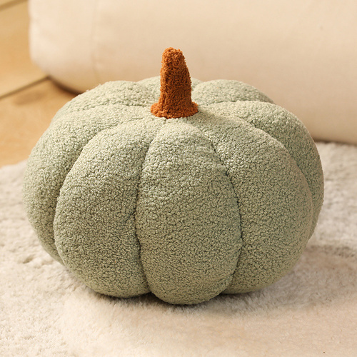 Light Green 2-PCS 30cm Creative Plush Pumpkin Pillow for Sofa, Window Seat & Living Room Decoration - Main Image