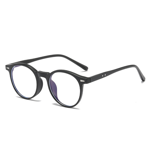 Sand Black Frame With White Sheet 2 Pairs Round Frame Polarized Sunglasses - UV Protection - Main Image