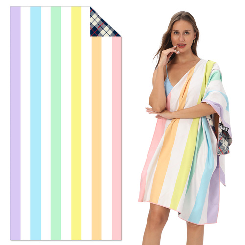 TW3 - Double-Sided Printed Beach Towel - Soft Microfiber - 100x180cm - Main Image