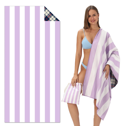 TW9 - Double-Sided Printed Beach Towel - Soft Microfiber - 100x180cm - Main Image