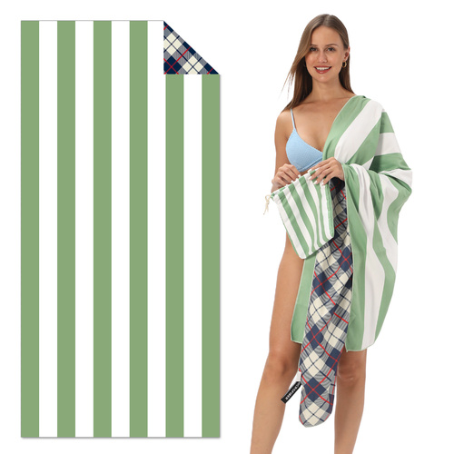 TW14 - Double-Sided Printed Beach Towel - Soft Microfiber - 100x180cm - Main Image