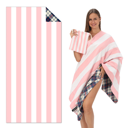 TW16 - Double-Sided Printed Beach Towel - Soft Microfiber - 100x180cm - Main Image
