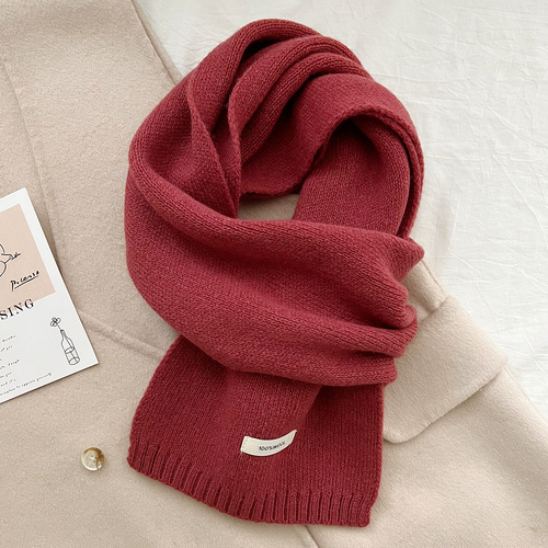 Pink Luxurious 100% Wool Scarf for Women and Men - Soft, Warm, and Stylish - Main Image