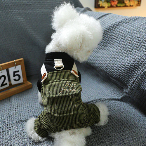 M Best Friend Cute Four-Legged Dog Clothes - Spring/Summer Pet Outfit, Soft & Breathable - Main Image