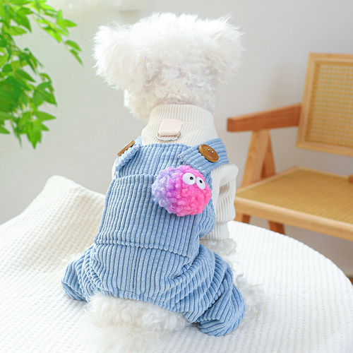 M Genie Cute Four-Legged Dog Clothes - Spring/Summer Pet Outfit, Soft & Breathable - Main Image