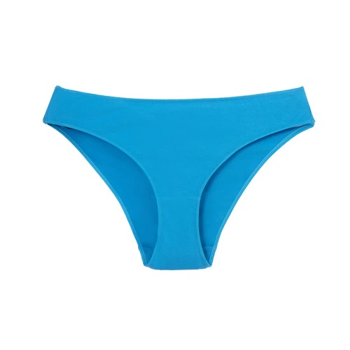 4 pcs Blue Aster High-Waisted Cotton Bikini Briefs for Women, Slim Fit & Comfortable L Size - Main Image