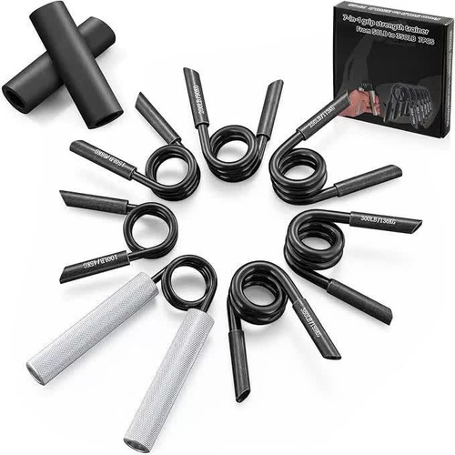 7-in-1 Aluminum Metal Grip Strength Trainer Set with Adjustable Resistance - Wrist, Finger, and Arm Exercise（50LB-350LB） - Main Image