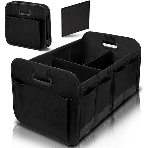 Foldable Fabric Car Trunk Organizer – Collapsible Storage Box for Vehicle Organization 60x37x31cm - Main Image