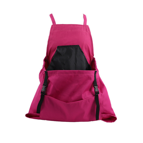 Rose red Harvesting Apron - Outdoor Picking Bag, Gardening Tool Apron, Large Pocket Release Design - Main Image
