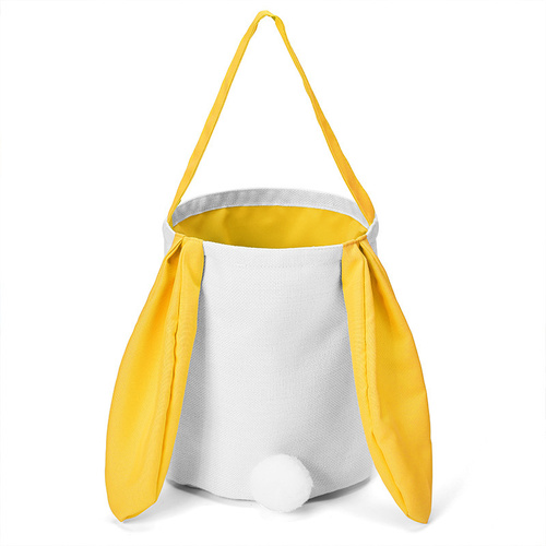 Yellow Adorable Easter Bunny Ear Tote Bag - Stylish Rabbit-Themed Candy Bag - Main Image