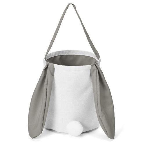 Grey Adorable Easter Bunny Ear Tote Bag - Stylish Rabbit-Themed Candy Bag - Main Image