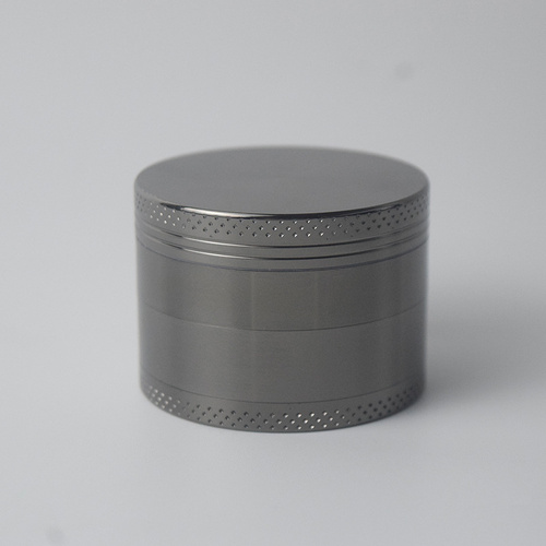 Grey Premium 4-Layer Zinc Alloy Herb Grinder - Magnetic Lid & Fine Grinding, 63mm, 162g - Main Image