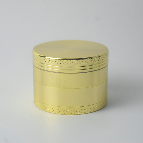Gold Premium 4-Layer Zinc Alloy Herb Grinder - Magnetic Lid & Fine Grinding, 63mm, 162g - Main Image