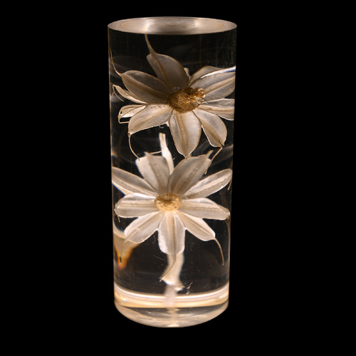 Daisy Eternal Flower Acrylic Table Lamp - Color-Changing LED, USB Rechargeable, Touch Control - Main Image