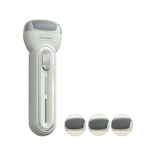 Light Green Electric Foot Grinder with USB Charging - Dual-Speed Callus Remover for Smooth, Exfoliated Feet - Main Image