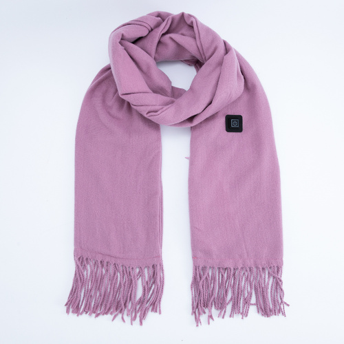 Dark Pink Heated Scarf - Electric Warming Scarf, Winter Outdoor Essential (Without power bank) - Main Image