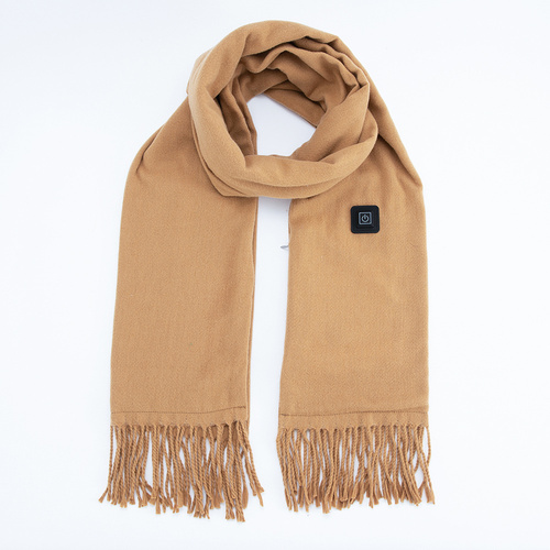 Camel Heated Scarf - Electric Warming Scarf, Winter Outdoor Essential (Without power bank) - Main Image