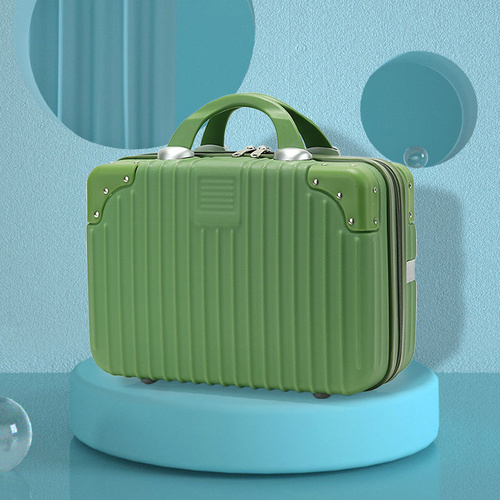 Retro 14-inch hand-made makeup box-retro fruit green (no lock) - Main Image