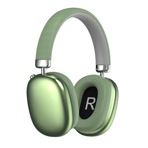 Green Comfortable Over-Ear Headphones - Hi-Fi Sound, Long Battery, Swivel Control - Main Image