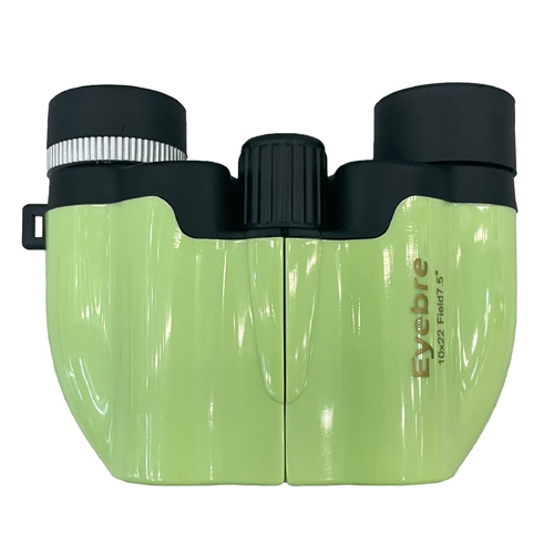 Green 10x22 Compact Binoculars for Adults - High Definition Lightweight Telescope for Hiking, Travel, and Concerts - Main Image