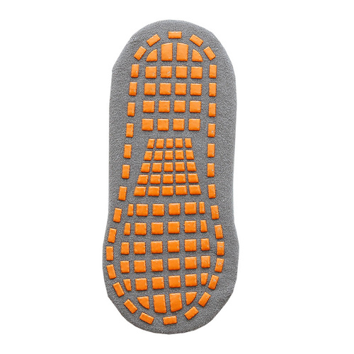 Ten Pairs Of Grey Kids Non-Slip Trampoline Socks  for Playground Early Education and Yoga Unisex Anti-Skid Floor Socks for 1-5 Years - Main Image
