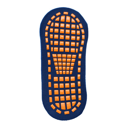 Ten Pairs Of Navy Blue Kids Non-Slip Trampoline Socks  for Playground Early Education and Yoga Unisex Anti-Skid Floor Socks for 1-5 Years - Main Image