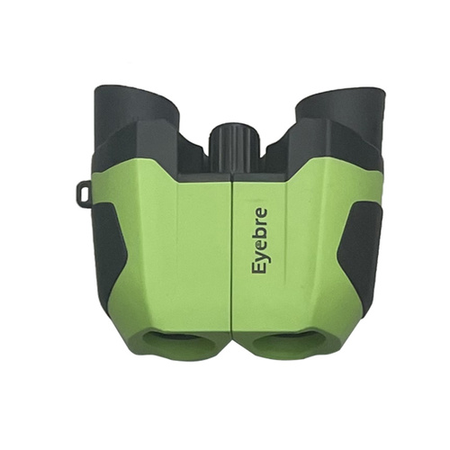 Green (matte finish) 10x22 Kids Binoculars - Multi-Color Compact High-Definition Telescope for Outdoor Adventures & Concerts - Main Image