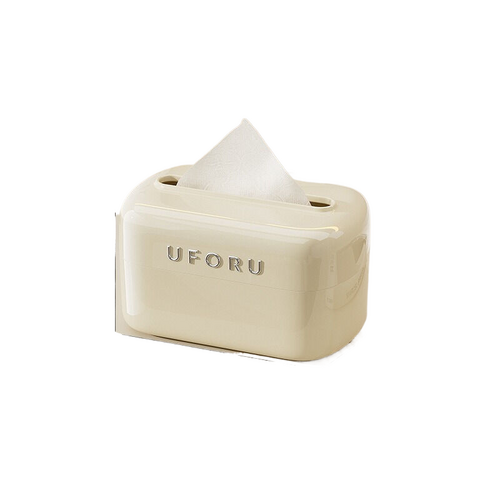 Cream white multifunctional (separate tissue box) 17.5cm*11cm*10.5cm - Main Image