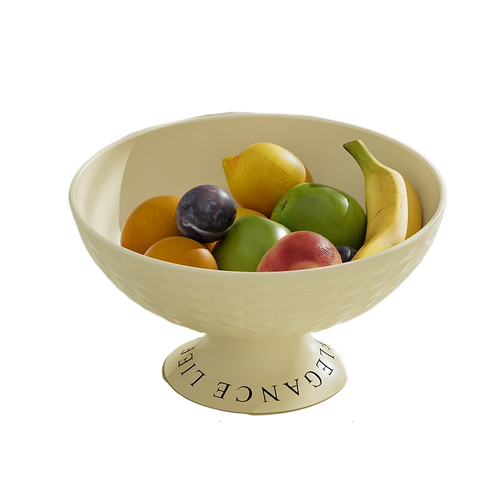 Cream white diamond fruit tray 25.8/12.8cm * 13.5cm - Main Image