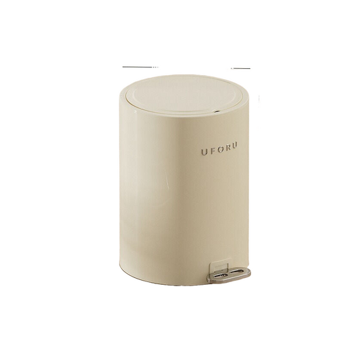 Milk white circular garbage bin 15L 23.8cm * 33.5cm - Main Image