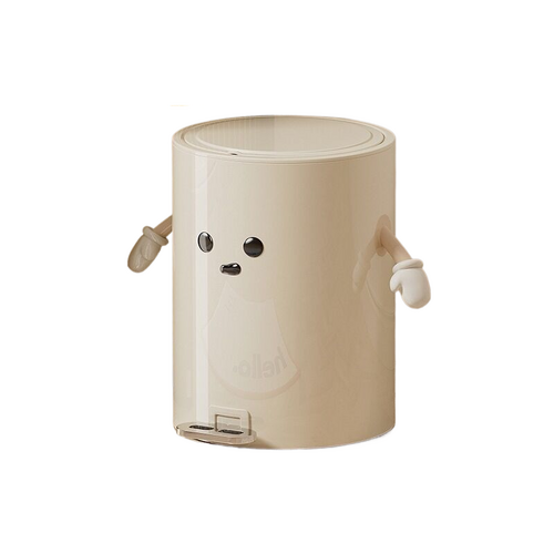 Round trash can 8L, 2 hands+eyes (large size) - Main Image