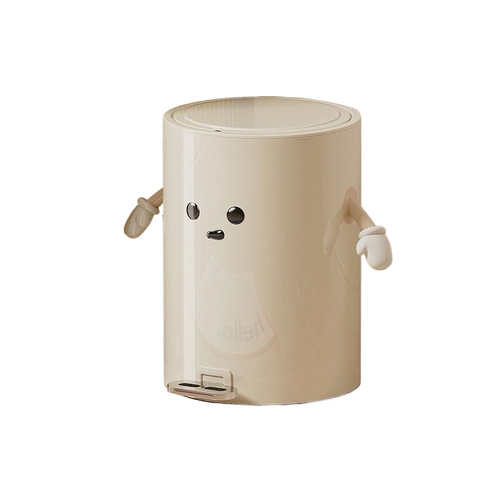 Round trash can 12L, 2 hands+eyes - Main Image