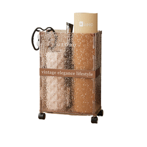 Water Ripple Rectangular Stand Holder Brown - Main Image