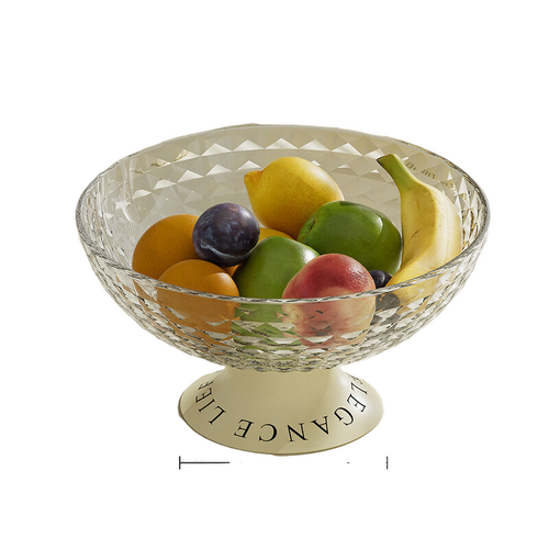 Diamond fruit tray transparent 25.8/12.8x13.5cm - Main Image