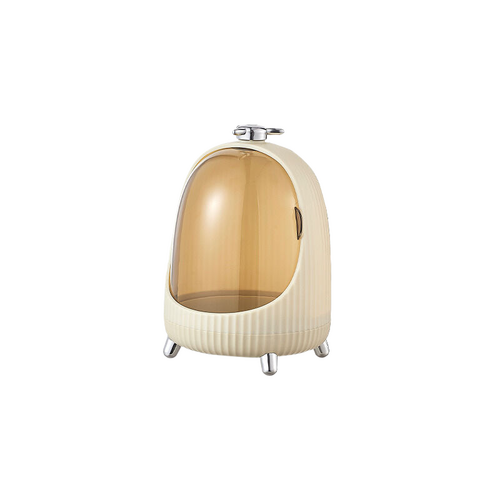 Egg shaped Makeup Organizer (Small) Cream White 18 * 26cm - Main Image