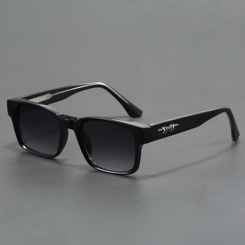 Black Trendy Oversized Lightweight Blue Light Blocking Sunglasses for Men - Anti-Fog, Photochromic, and UV Protection - Main Image