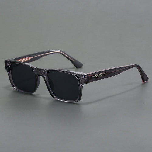 Dark Grey Trendy Oversized Lightweight Blue Light Blocking Sunglasses for Men - Anti-Fog, Photochromic, and UV Protection - Main Image