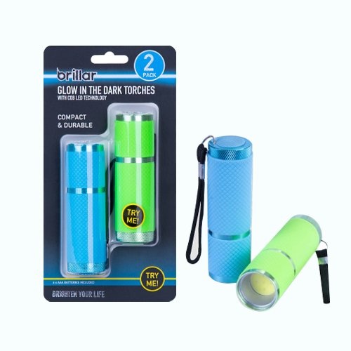 Duo - 2 Pack Glow-in-the-Dark Flashlights - Main Image