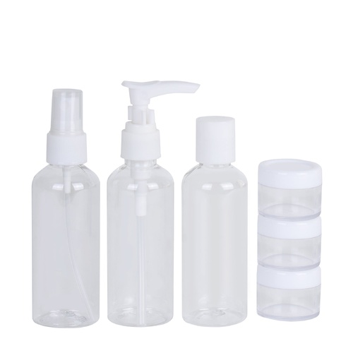 6 Pcs Travel Bottle Set with PVC Storage Bag - Main Image