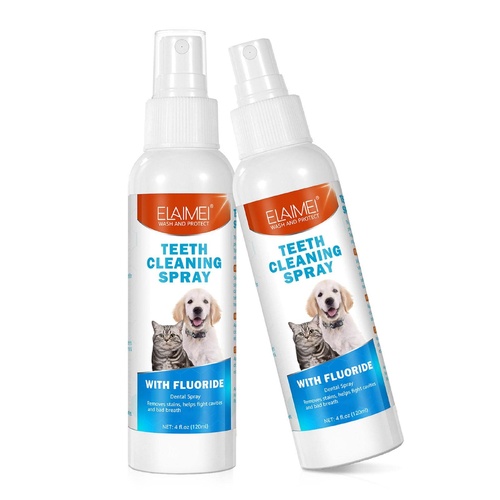 2 Pcs Pet Oral Breath Freshener Spray 120ML EACH - Main Image