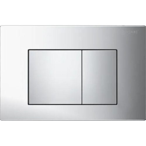 R&T Standard Cisterns Push Plates - Square Chrome - Main Image