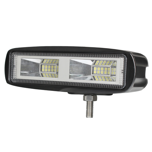 Pair 6inch 20w LED Work Driving Light Bar Ultra Flood Beam Lamp Reverse Offroad - Main Image