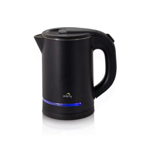 0.8L Electric Kettle Matt Black With Light Design - Main Image